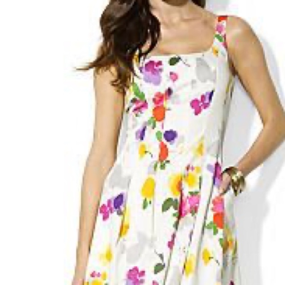 Cotton Twill, lined, 2 Ralph Lauren Derby A Line Dress, Sleeveless, princess